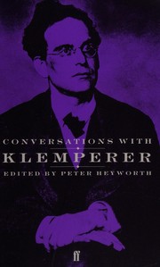 Conversations with Klemperer /