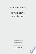 Jewish travel in antiquity /