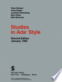 Studies in Ada® Style /