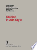 Studies in Ada Style /