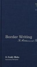 Border writing : the multidimensional text /