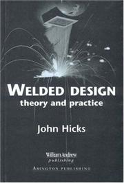 Welded design : theory and practice /