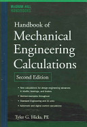 Handbook of mechanical engineering calculations /