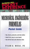 Mechanical engineering formulas pocket guide /