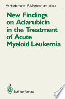 New Findings on Aclarubicin in the Treatment of Acute Myeloid Leukemia /