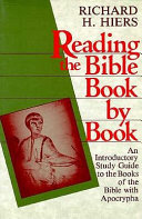 Reading the Bible book by book : an introductory study guide to the books of the Bible with Apocrypha /