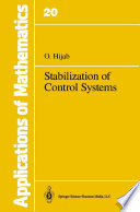 Stabilization of control systems /