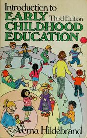 Introduction to early childhood education /