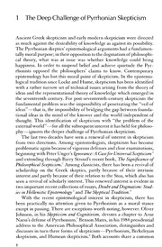 Philosophy in question : essays on a Pyrrhonian theme /