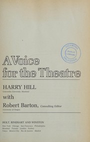 A voice for the theatre /