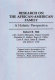 Research on the African-American family : a holistic perspective /