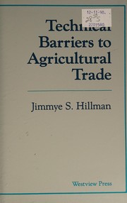 Technical barriers to agricultural trade /