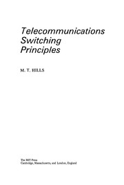 Telecommunications switching principles /