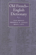 Old French-English dictionary /