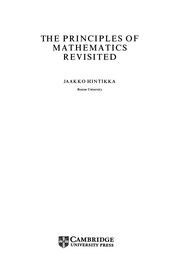 The principles of mathematics revisited /