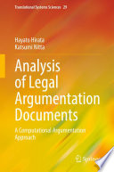 Analysis of Legal Argumentation Documents : A Computational Argumentation Approach /
