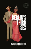 Berlin's third sex /