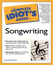 The complete idiot's guide to songwriting /