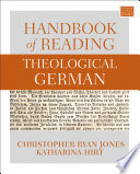 Handbook of reading theological German /