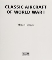 Classic aircraft of World War I /