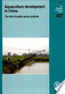 Aquaculture development in China : the role of public sector policies /