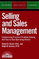 Selling and sales management /