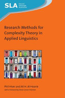 Research methods for complexity theory in applied linguistics   /