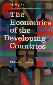 The economics of the developing countries /