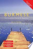 Colloquial Burmese the Complete Course for Beginners.