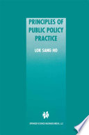 Principles of Public Policy Practice /