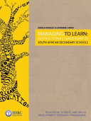 Managing to learn : instructional leadership in South African secondary schools /