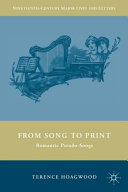 From song to print : Romantic pseudo-songs /
