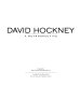 David Hockney : a retrospective /