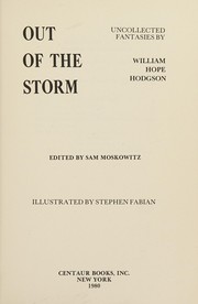 Out of the storm : uncollected fantasies /