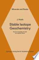 Stable isotope geochemistry /