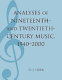 Analyses of nineteenth- and twentieth-century music, 1940-2000 /