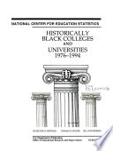 Historically Black colleges and universities, 1976-1994.