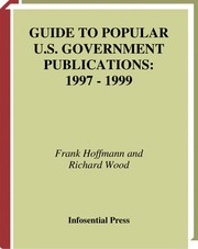 Guide to popular U.S. government publications, 1997-1999 /