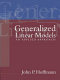 Generalized linear models : an applied approach /