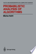 Probabilistic Analysis of Algorithms : On Computing Methodologies for Computer Algorithms Performance Evaluation /