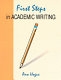 First steps in academic writing /