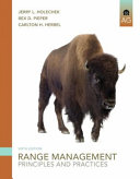 Range management : principles and practices /