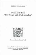 Dante and Paul's five words with understanding /