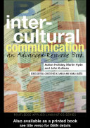 Intercultural communication : an advanced resource book /