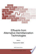 Effluents from Alternative Demilitarization Technologies /