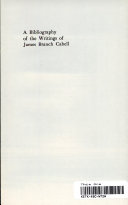 A bibliography of the writings of James Branch Cabell /