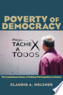 Poverty of democracy : the institutional roots of political participation in Mexico /