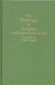 The sociology of religion : a bibliographical survey /