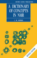 A dictionary of concepts in NMR /