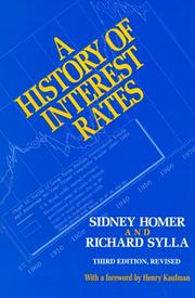 A history of interest rates /